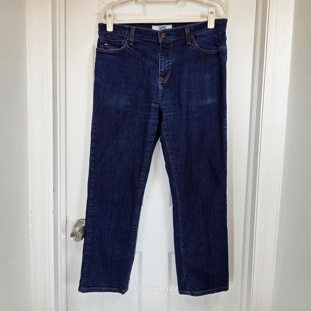 Tommy Hilfiger Jeans Blue Dark Wash Men's 34 x 30